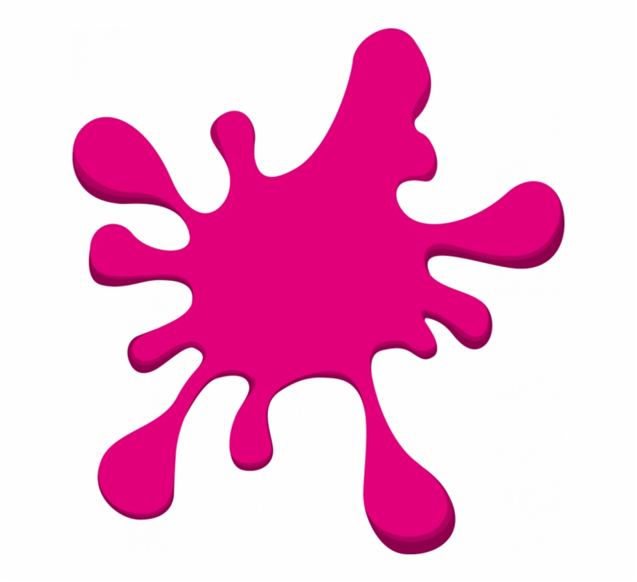 Pink Clipart Splatter Sticker Splash