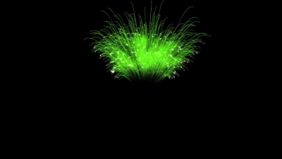 Green Fireworks Png