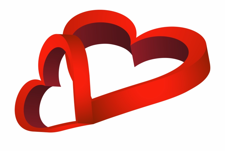Two Red Hearts Png Clip Art Image Clip