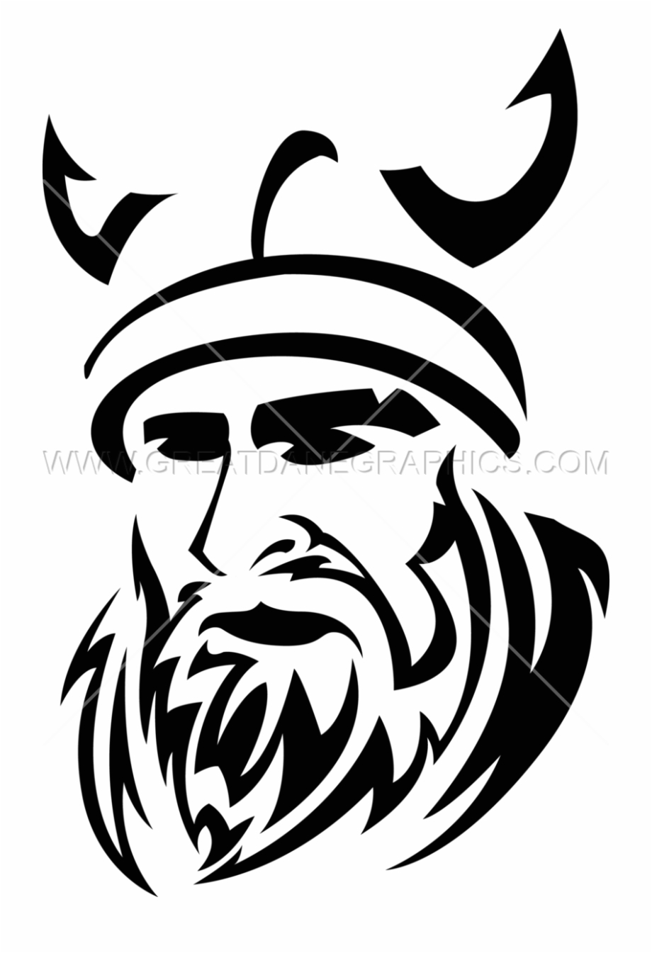 Printable Vikings Pumpkin Stencil