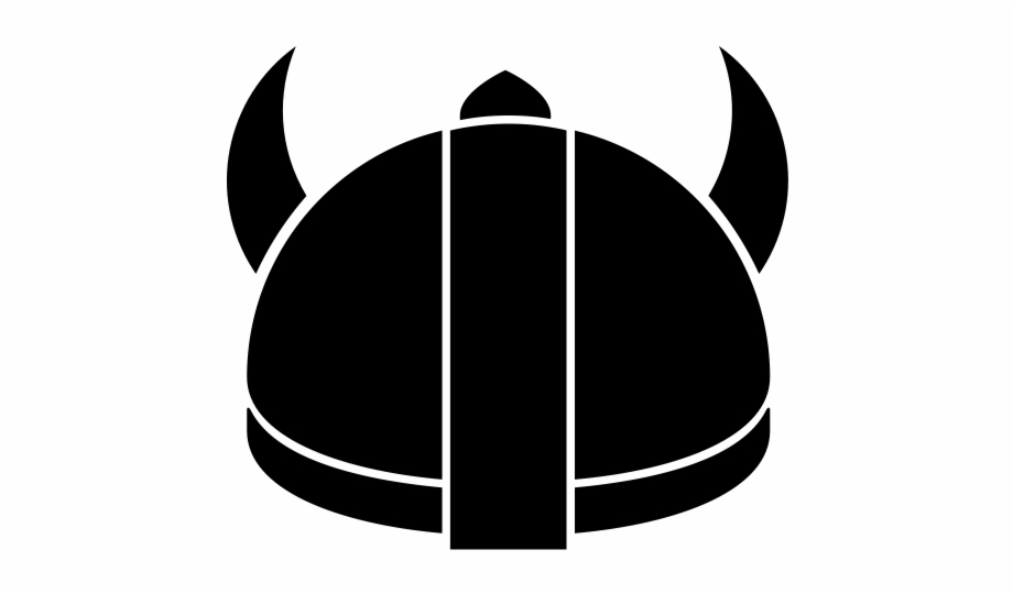 Viking Helmet Rubber Stamp Emblem