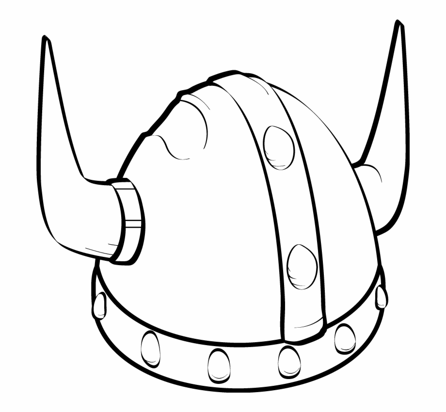 Helmet Vikings Drawing White Viking Helmet Png