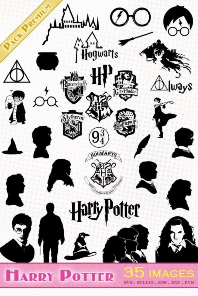 Free Harry Potter Hogwarts Silhouette