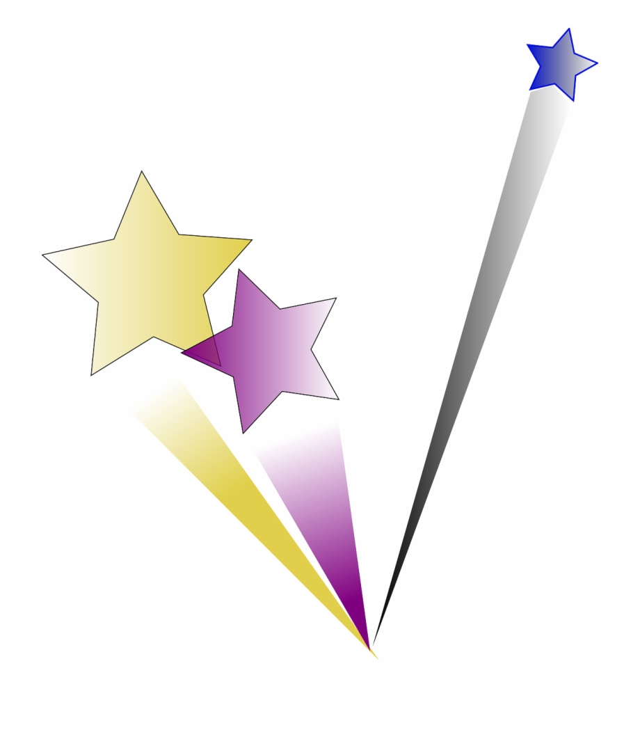Year Shooting Stars Free Vector Graphics Reaching For