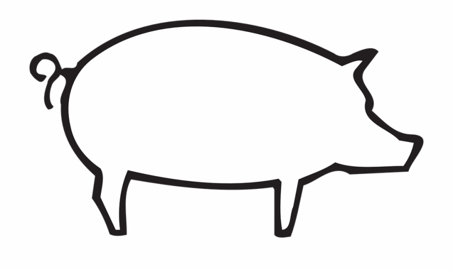 Barn Farm Pig Animal White Pig Vector Png