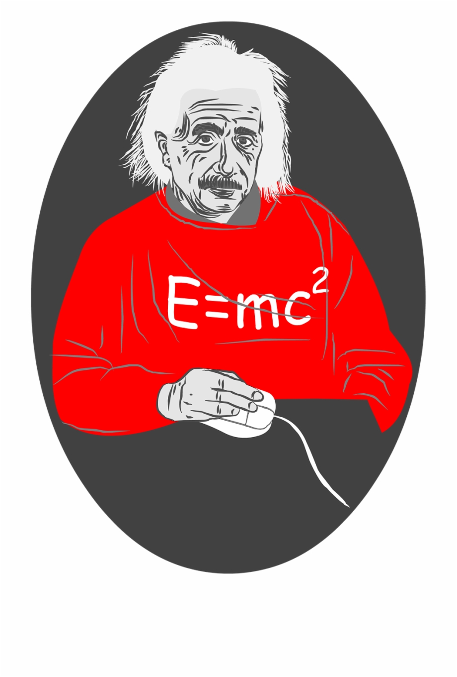 Albert Einstein Mouse White Hair Png Image Physics