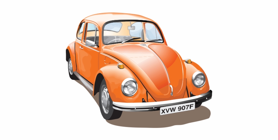 old volkswagen beetle vector
