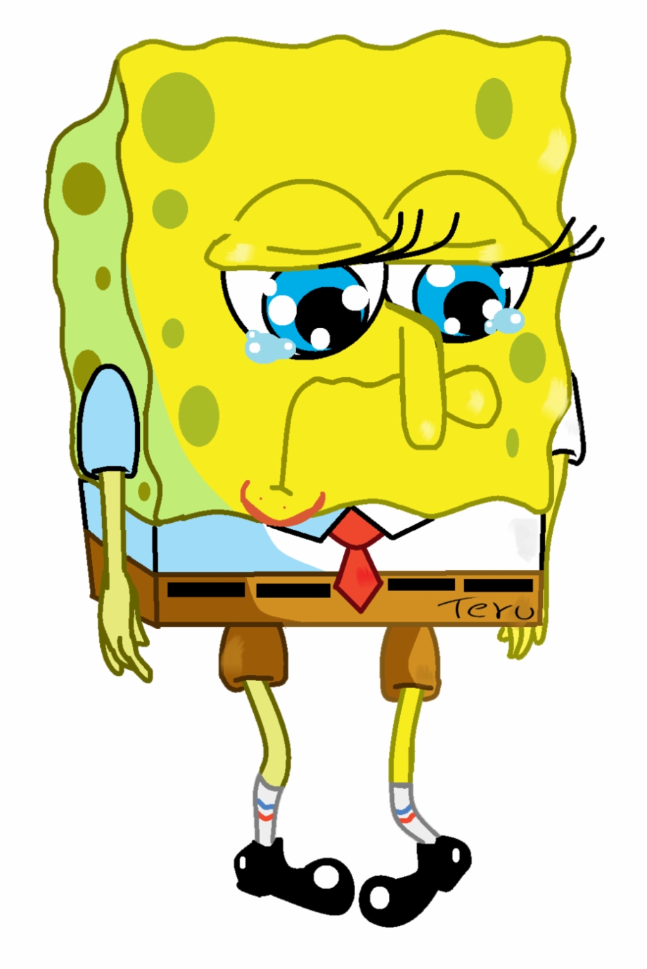 Sad Spongebob No Background