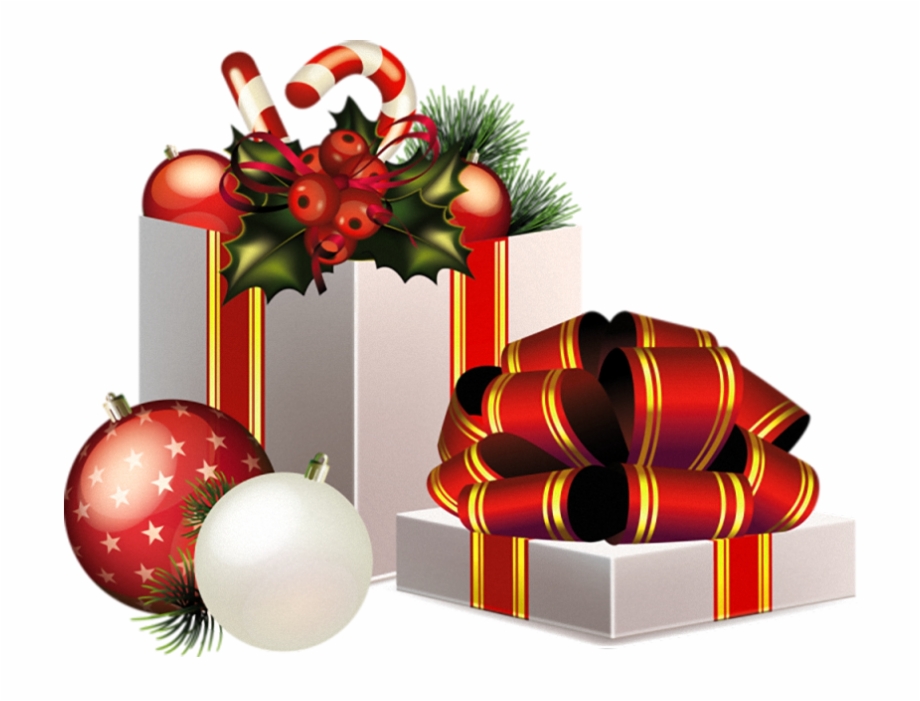 transparent christmas gifts png
