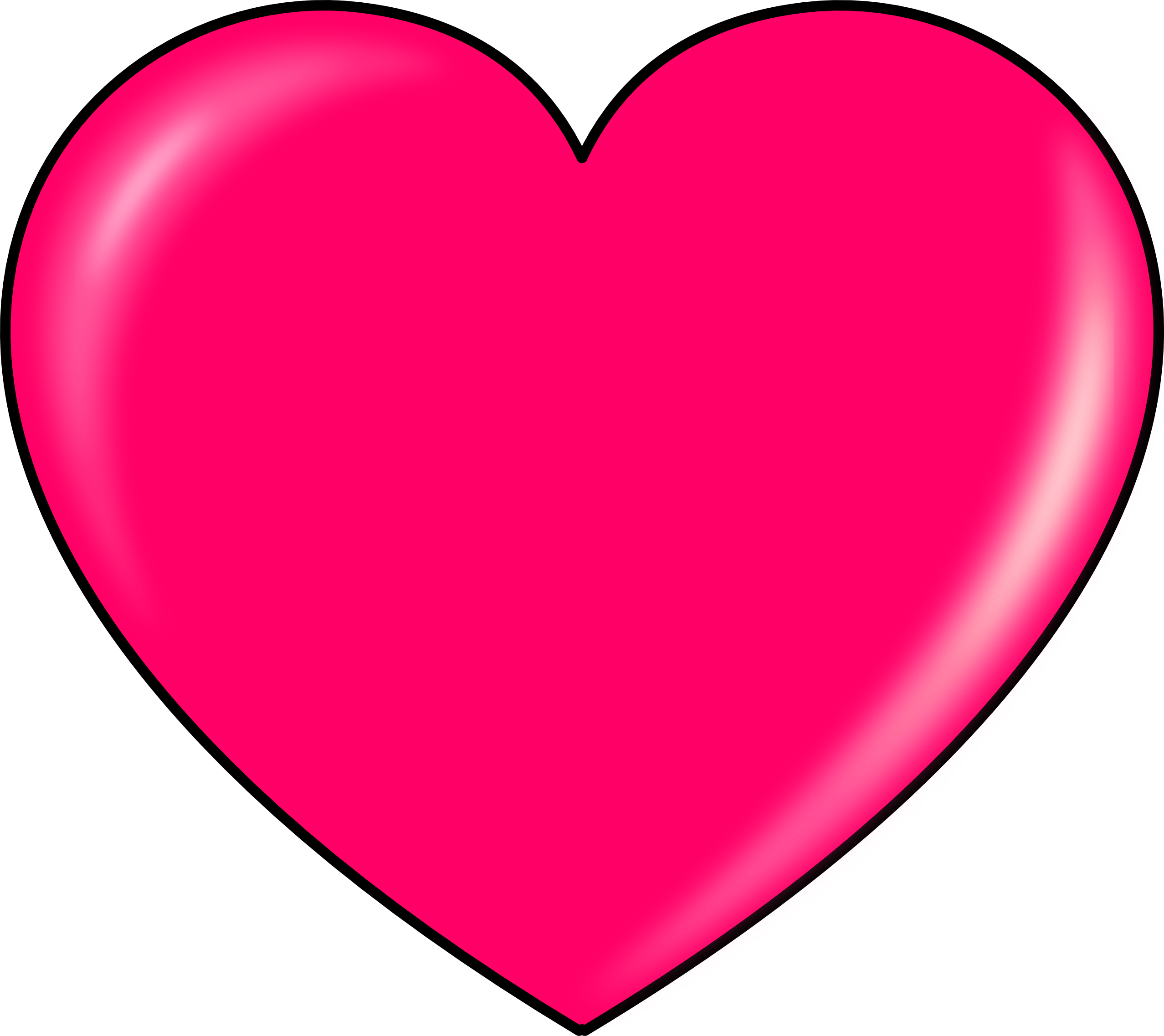 Pink Heart Love Drawing - rosa png download - 529*553 - Free