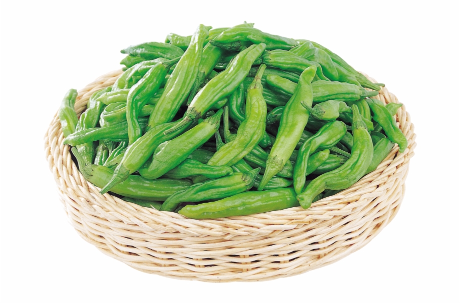 Peppers In Basket Green Bean
