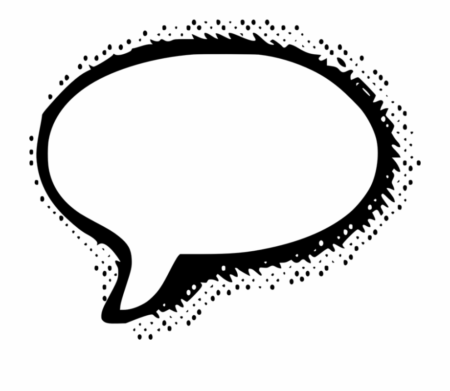 Free Comic Book Speech Bubble Transparent, Download Free Comic Book