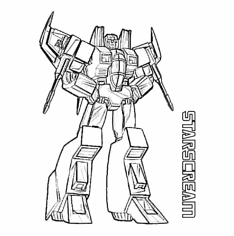 Cornfield Drawing Starscream Optimus Prime Transformers Coloring Pages