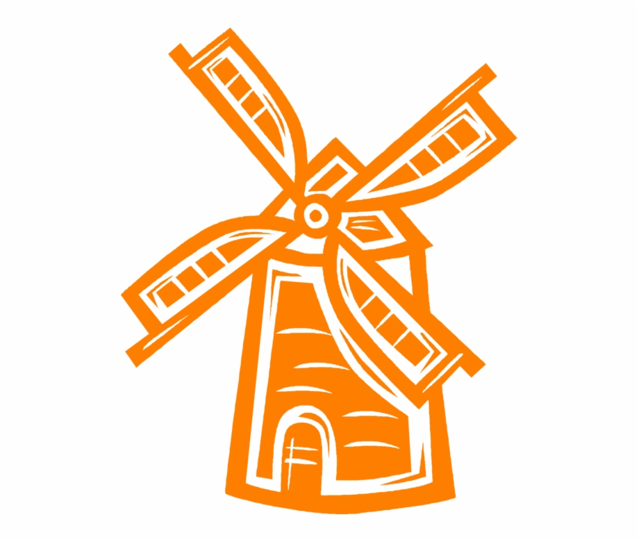 Vector Windmill Netherlands Dutch Windmill Png