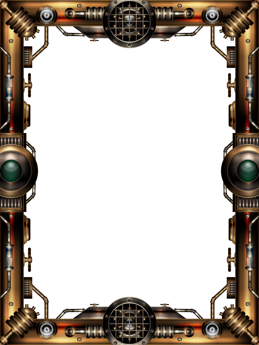 Steampunk Frame Png