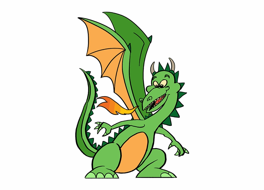How To Draw A Cartoon Dragon Dragon Cartoon