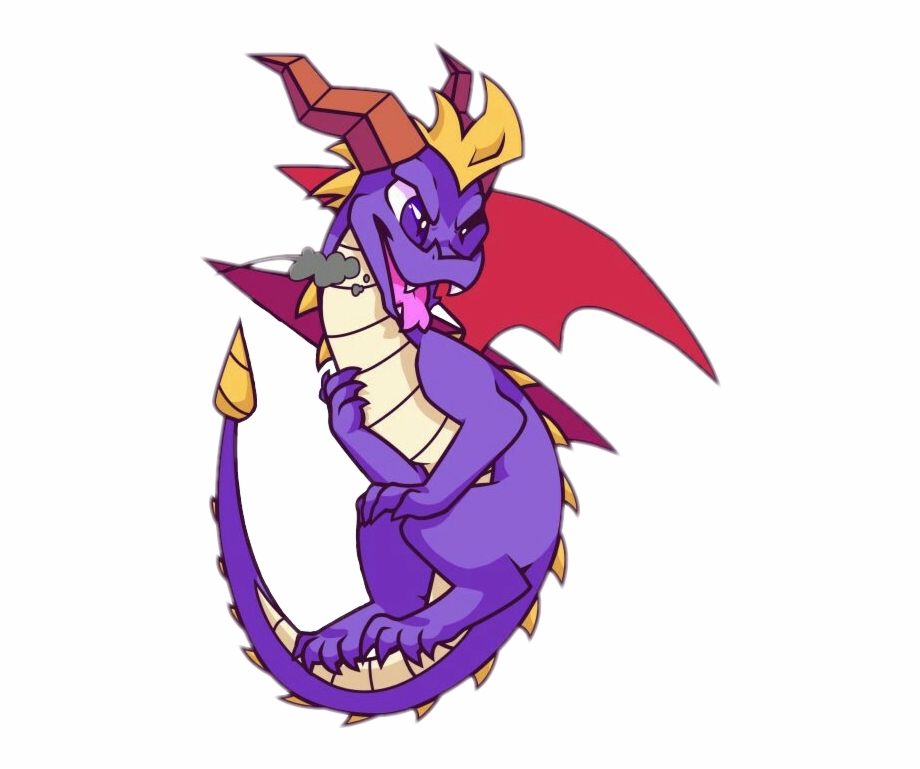 Spyro Dragon Purple Cartoon Flying Spyro