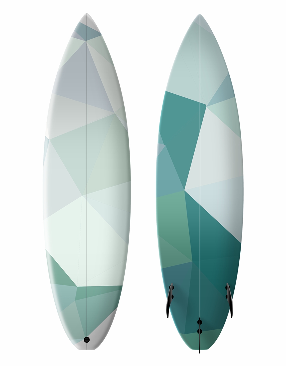 Surfing Board Png Image Geometric Surfboard Design