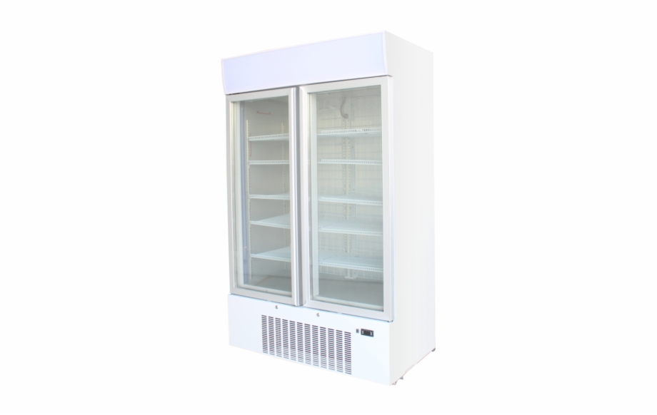 Kool F900 Double Door Upright Display Freezer Window
