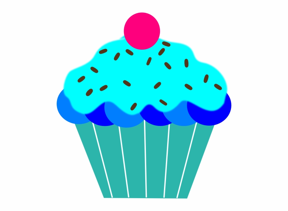 How To Set Use Blue Cupcake Svg Vector