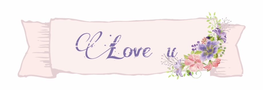 Mq Pink Love Iloveyou Banner Cute Words Calligraphy