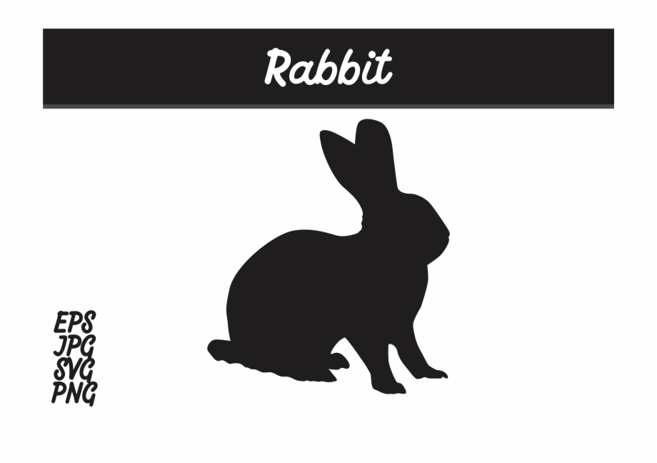 Rabbit Silhouette Svg Vector Image Graphic By Arief