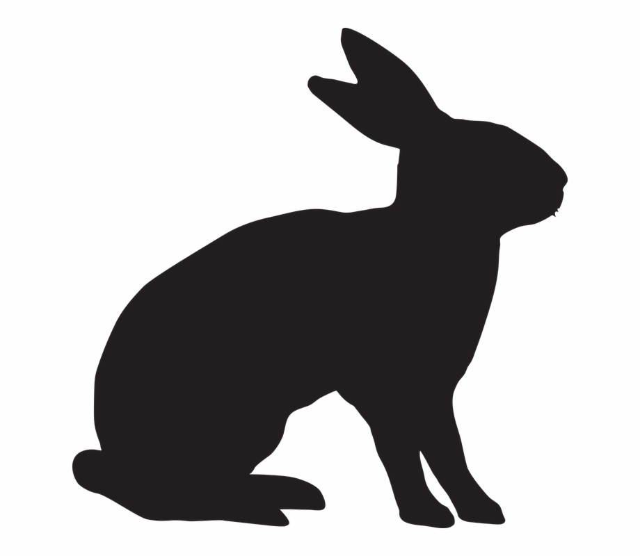 rabbit silhouette
