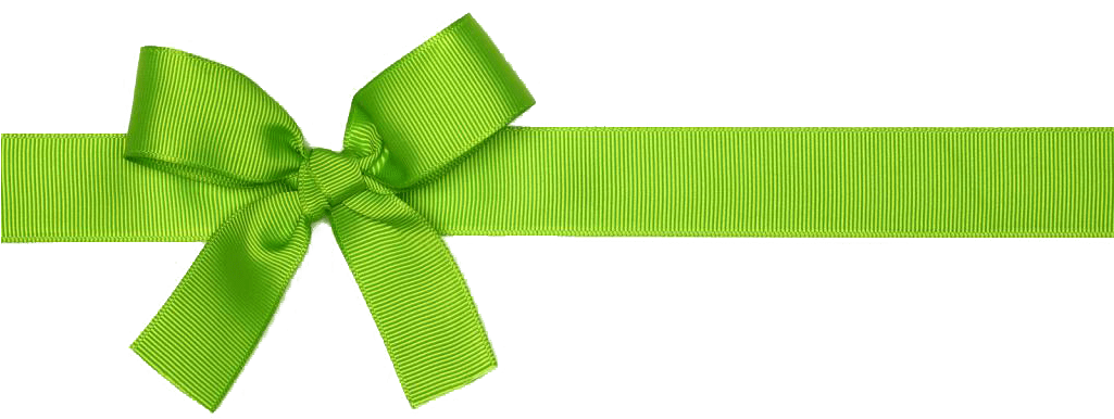 green gift ribbon png
