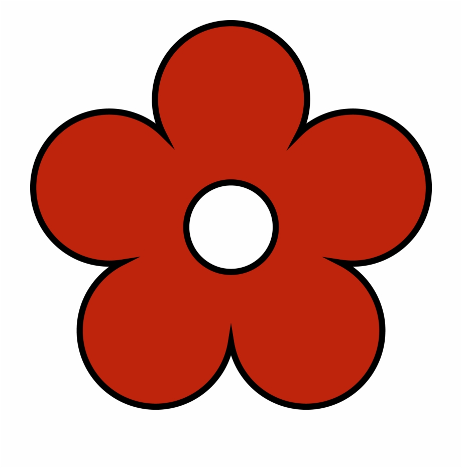 Red Flower Png Clipart Transparent Cute Flower Clipart