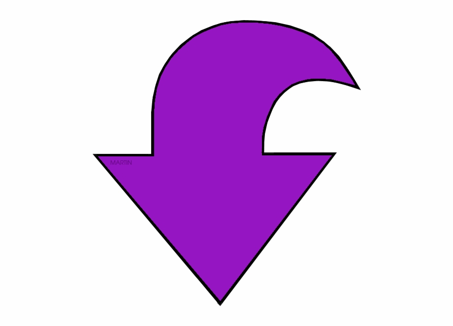 Purple Arrow Png Download