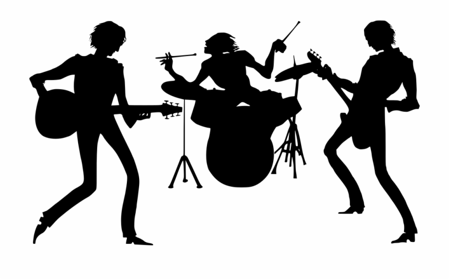 rock band silhouette png
