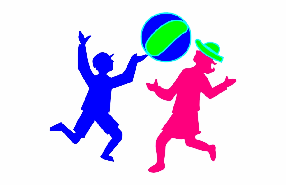 And Girl Playing Ball Png Kids Playing Clip