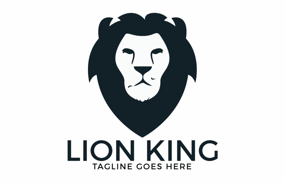 Lion Head Logo Design Illustration
