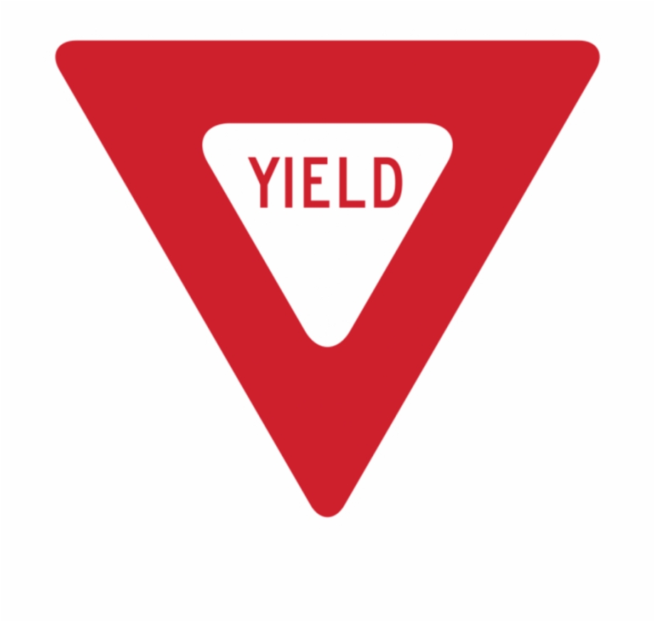 Graphic Design Signs Road American Yield Sign