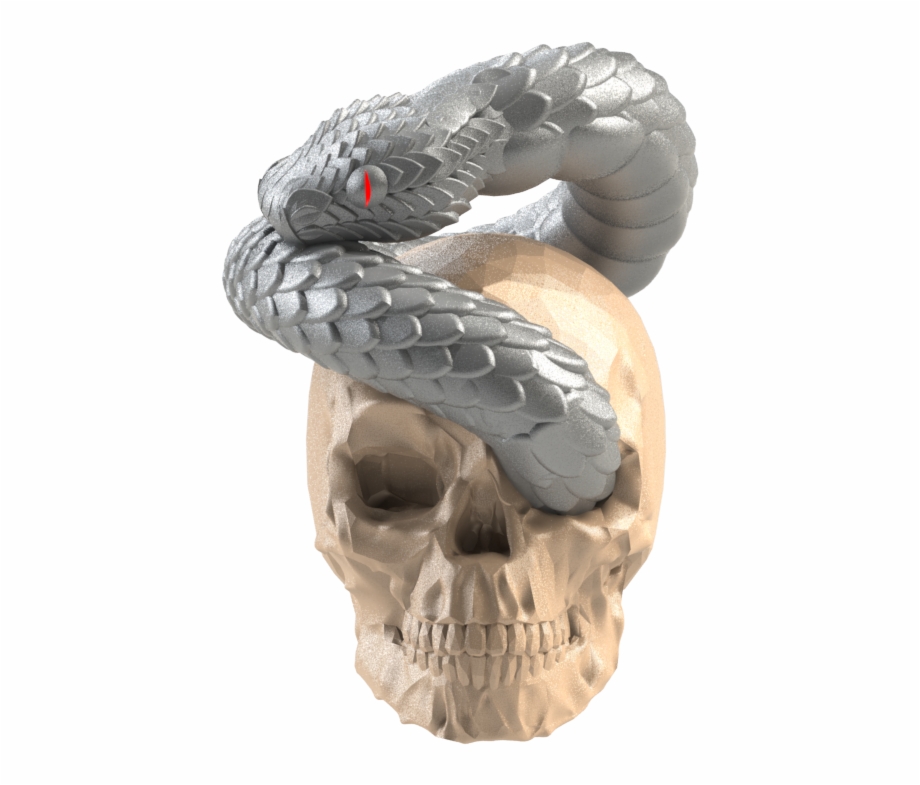 Download Files 3D Skull Png Transparent