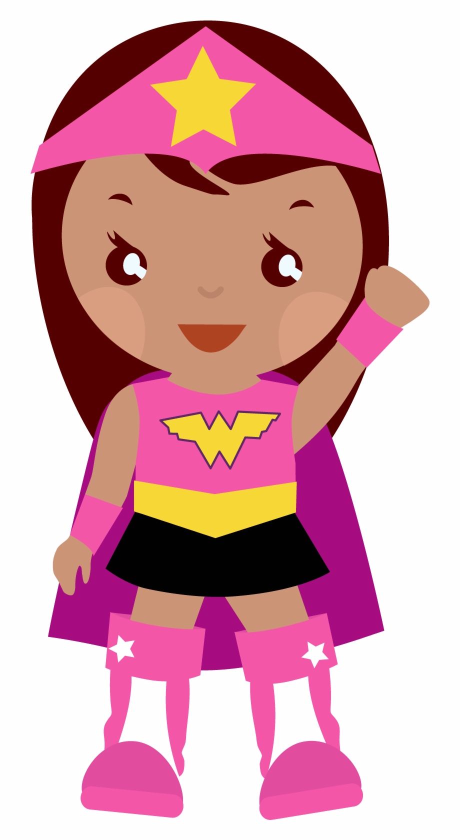 Superhero Super Hero Woman Clipart Danasokj Top Super