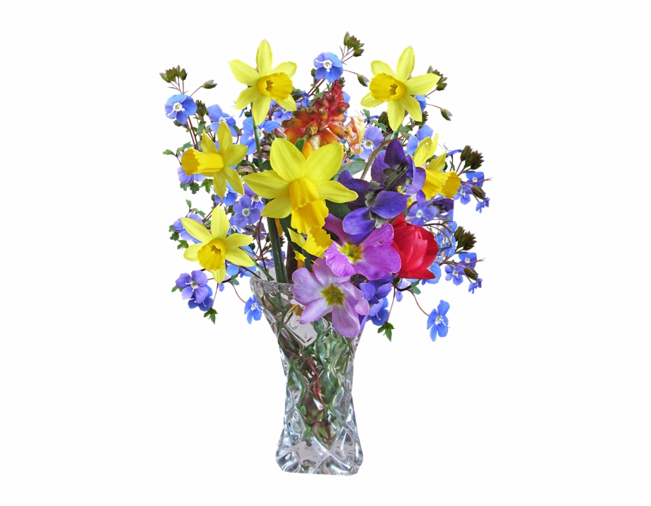 Flower Vase Spring Arrangement Hd Image Of Flower