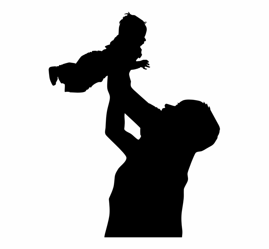 Dad And Baby Png Silhouette Father And Son