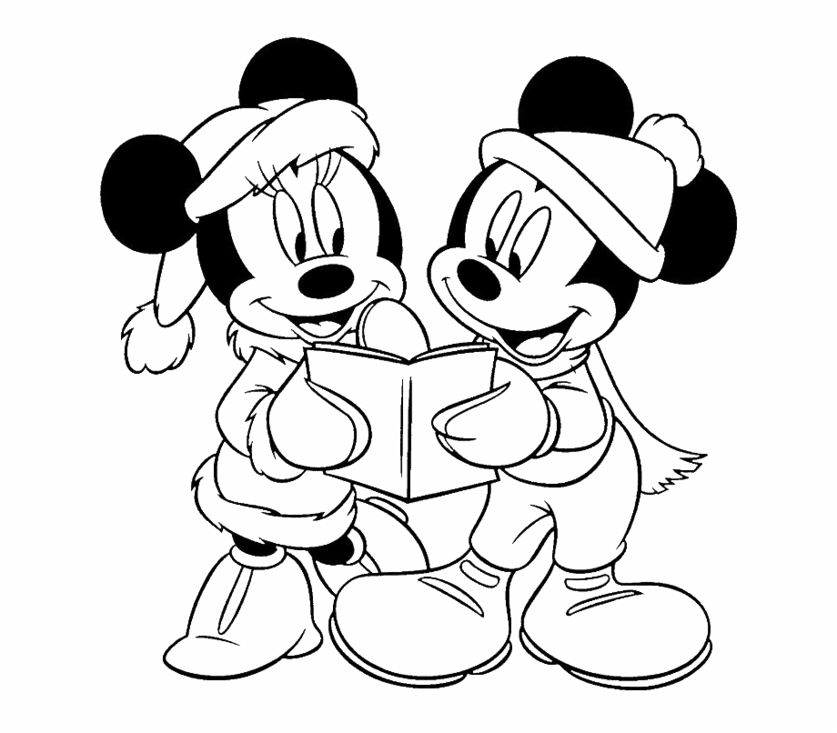 mickey mouse and minnie mouse drawing
