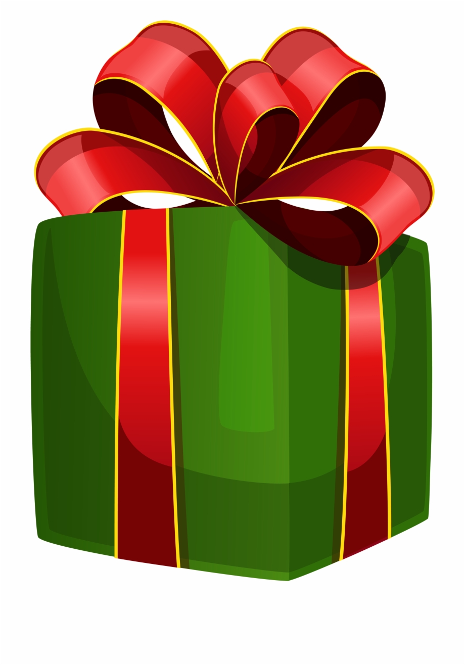 Green Gift Box Png Clipart Gift Box Clipart