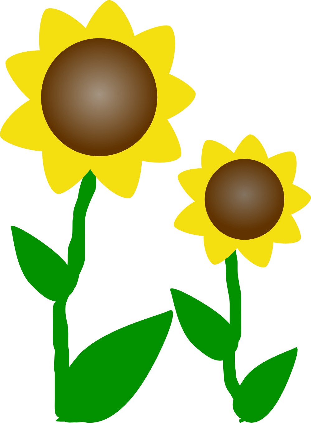 Sunflowers Clipart Bunga Matahari Sunflower Clipart