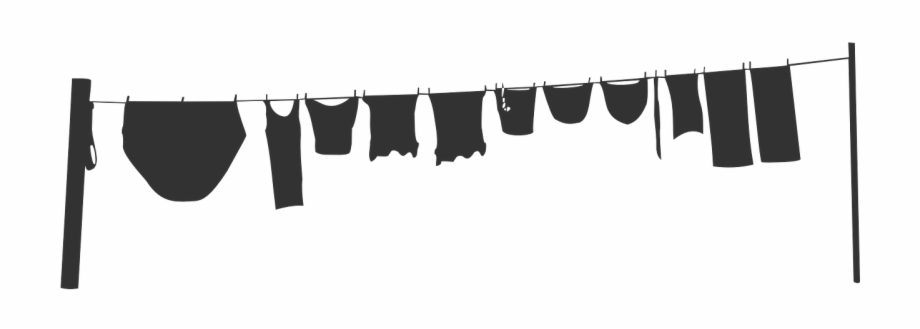 washing line clip art
