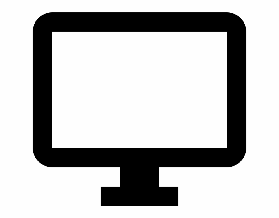 Clipart Black And White Library Images Of Desktop