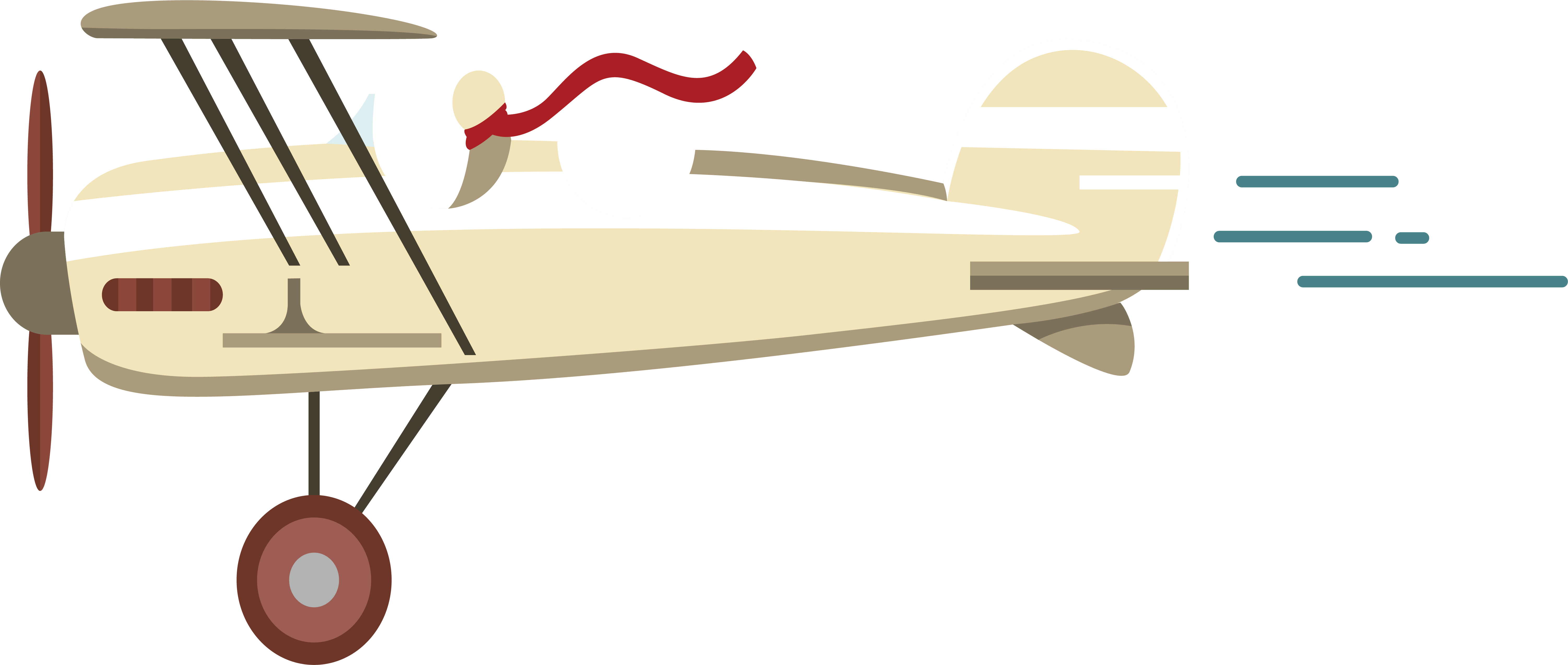 Airplane Aircraft Transprent Vintage Airplane Vector Png