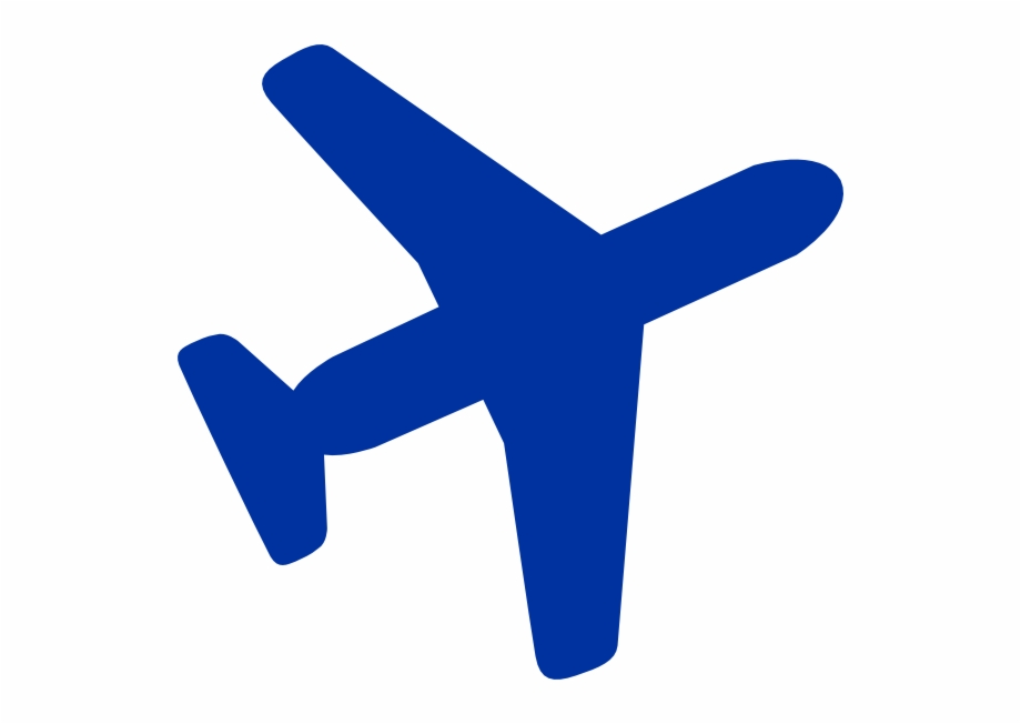 Blue Plane Blue Airplane Clip Art