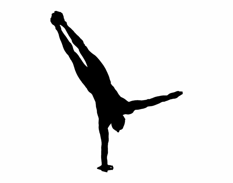 Handstand Yoga Man Male Silhouette Male Gymnastics Silhouette