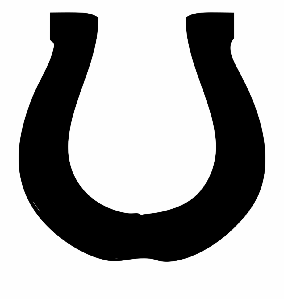silhouette horseshoe clipart
