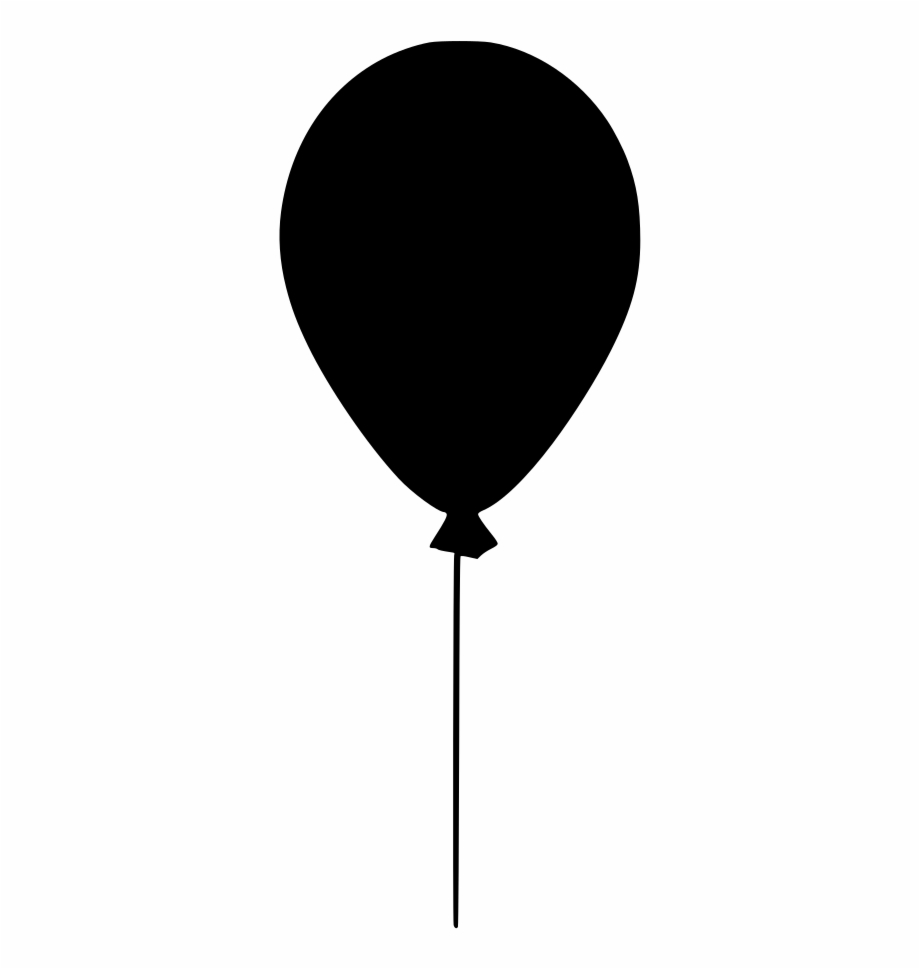 black balloon clipart
