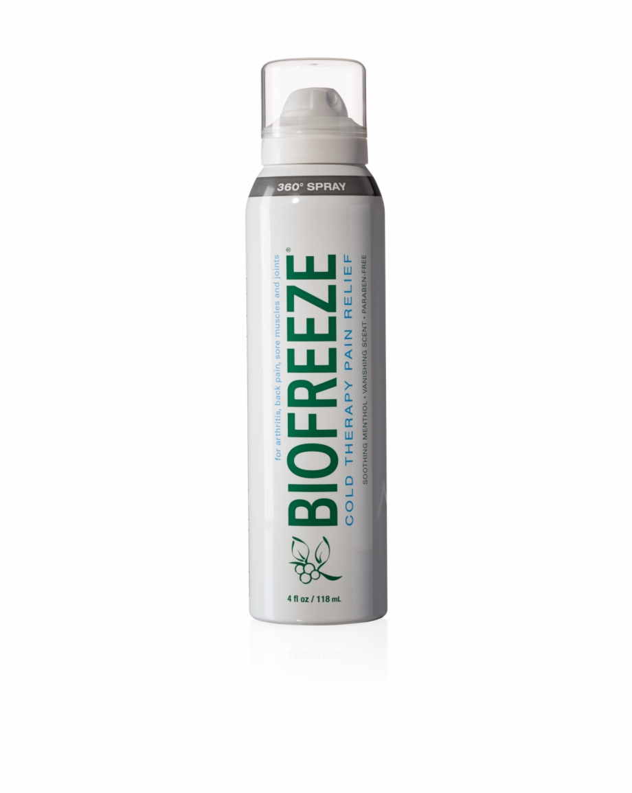 Biofreeze Pain Reliever 360 Continuous Spray 4 Ounce