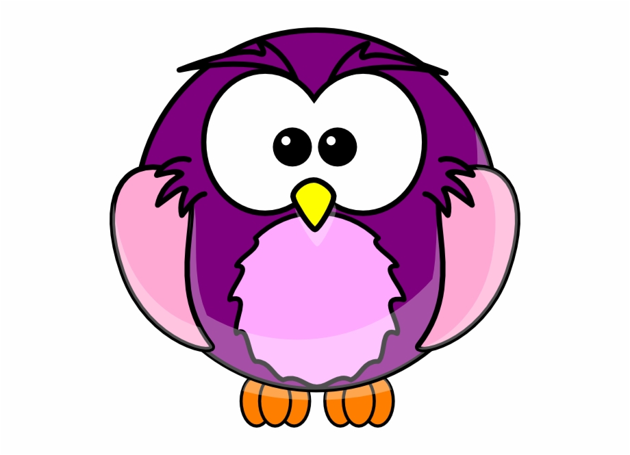 Clipart Info Purple Cartoon Owl